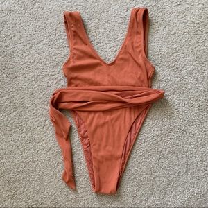 Artemis Midi One Piece - Clay Hybrid Rib